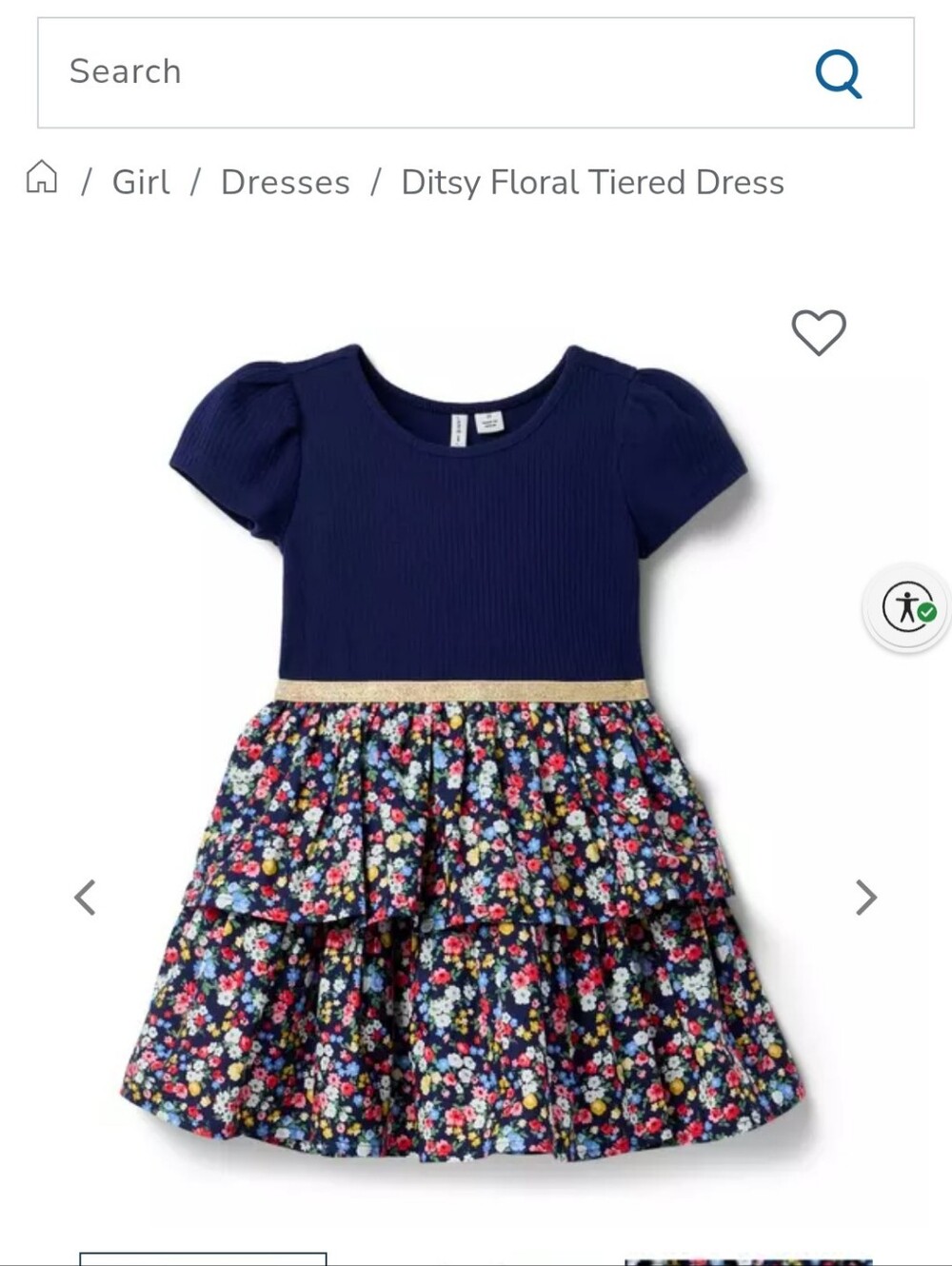 Janie And JACK dress Size 6yr